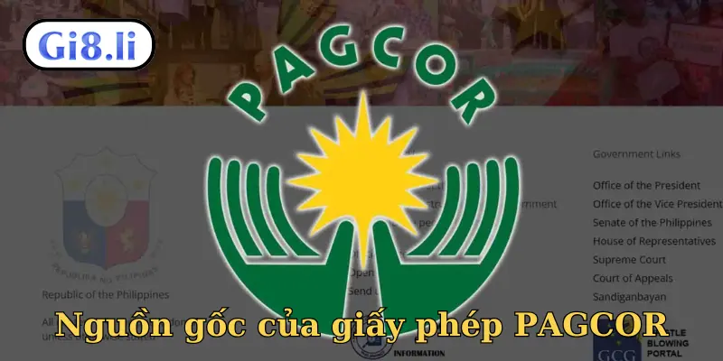 Nguồn gốc của giấy phép PAGCOR 